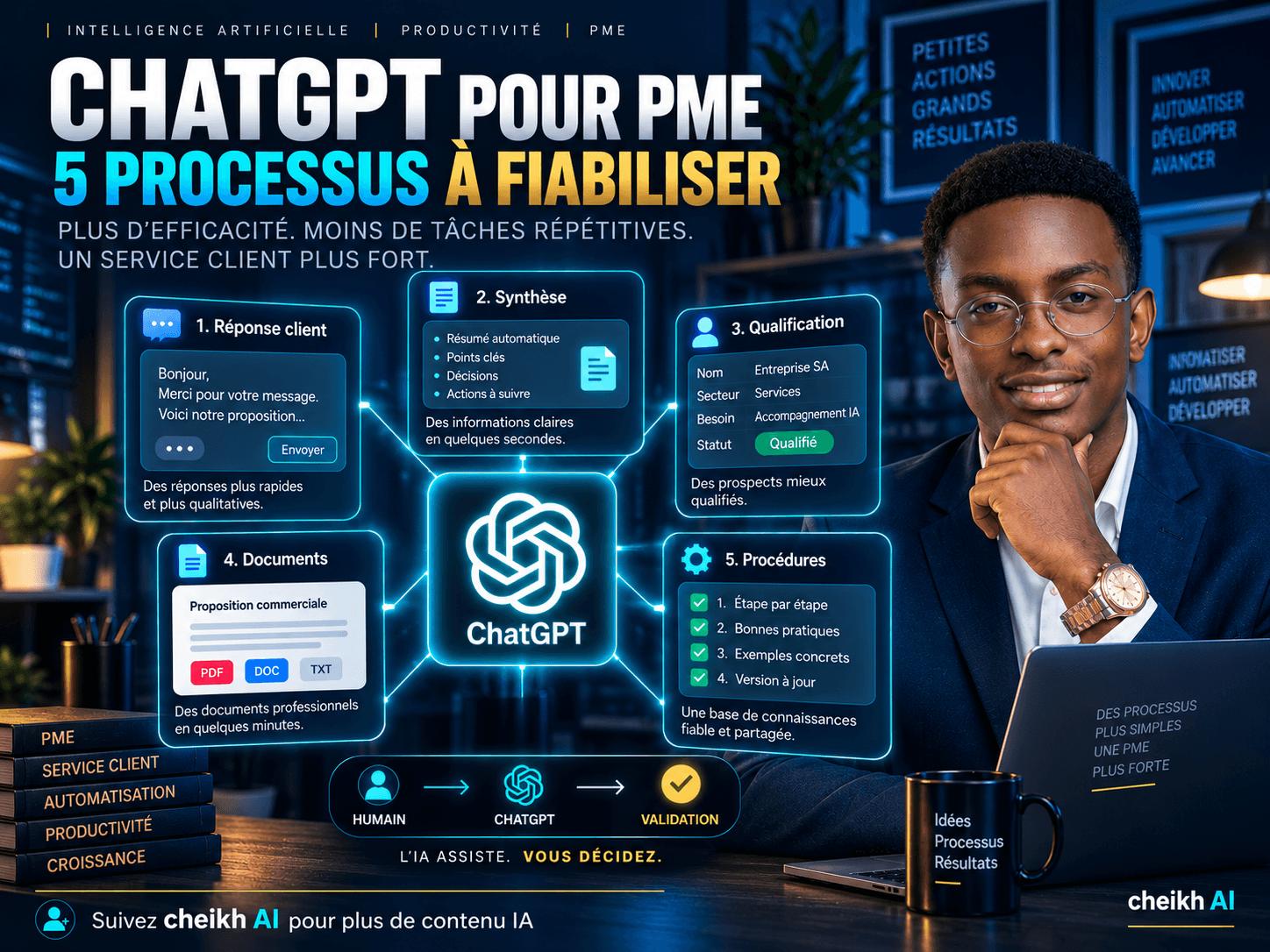5 processus ChatGPT a fiabiliser