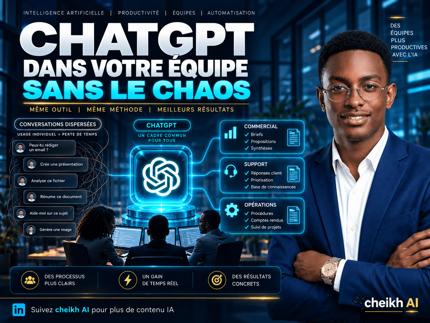 ChatGPT : un espace equipe utile