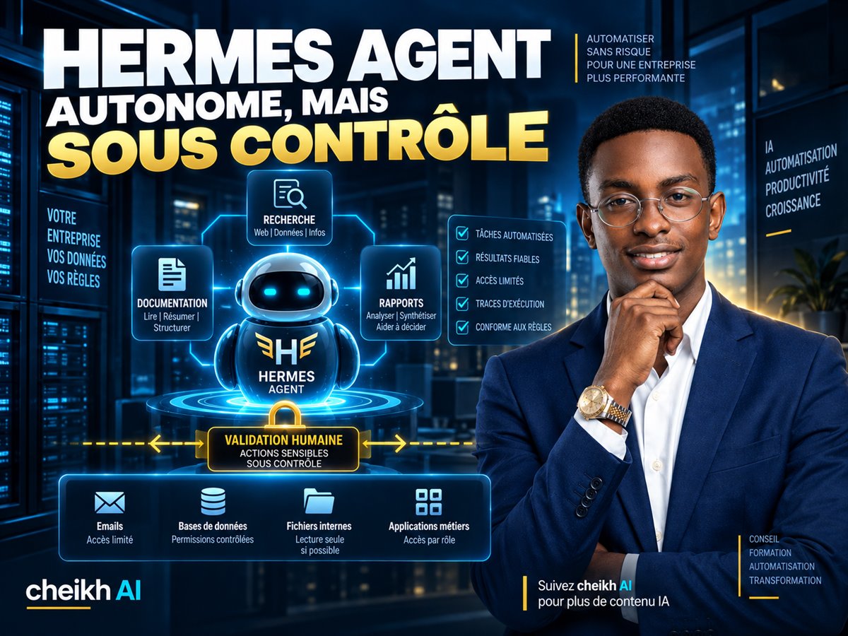Hermes Agent : pilote securise