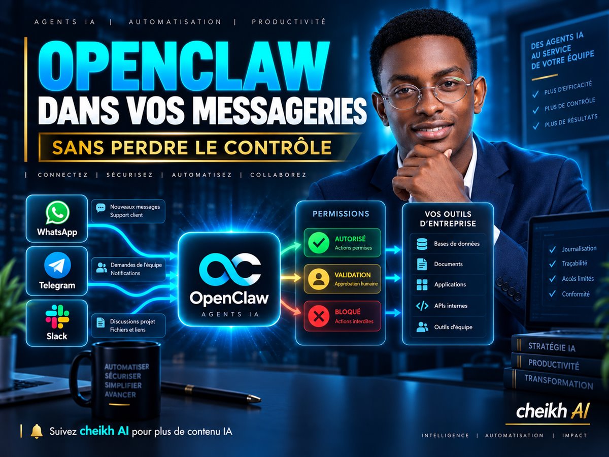 OpenClaw : agent IA et messageries